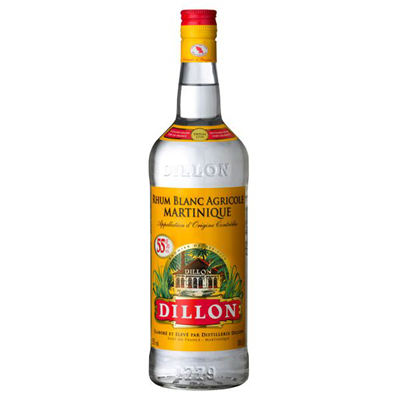 Rhum agricole Dillon Médaillé d'argent 55° 1L