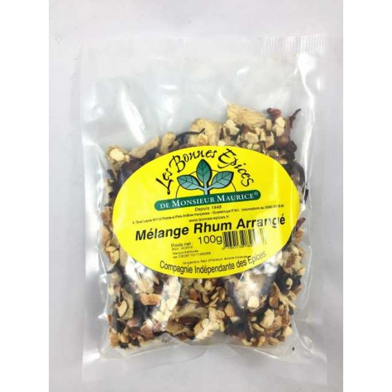 Mélange pour rhum arrangé Sachet de 100g " les bonnes épices "