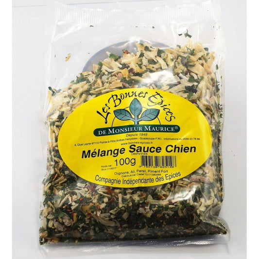 Epices Mélange Sauce chien Bonnes épices 100g Mr Maurice