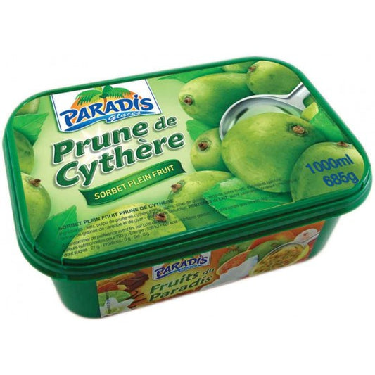 Bac de glaces Prune de Cythère 1L Paradis des glaces