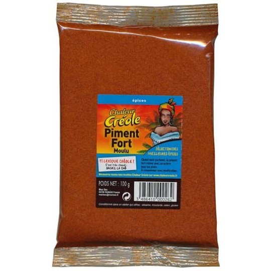Piment fort sachet  chaleur créole 100G