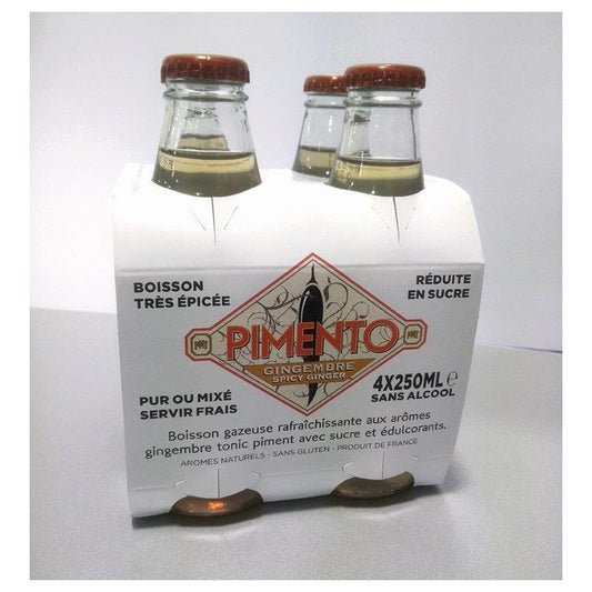 Pimento Ginger Beer boisson gazeuse pack 4x25 cl