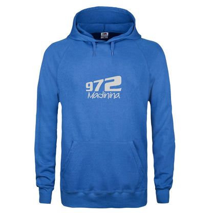 Pull Sweat à capuche personnalisé BLEU madinina
