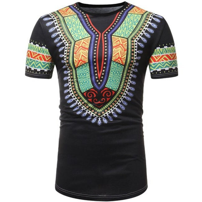 Tee-Shirt Dashiki Traditionnelle Africaine