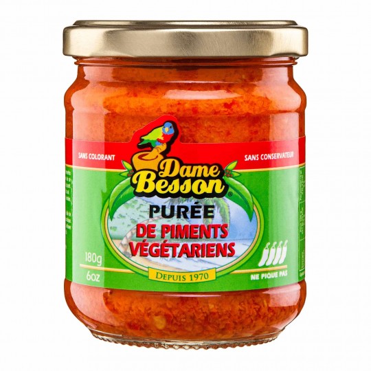Purée de piment végétarien Dame Besson 180g