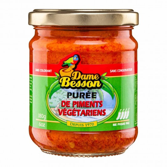 Purée de piment végétarien Dame Besson 180g