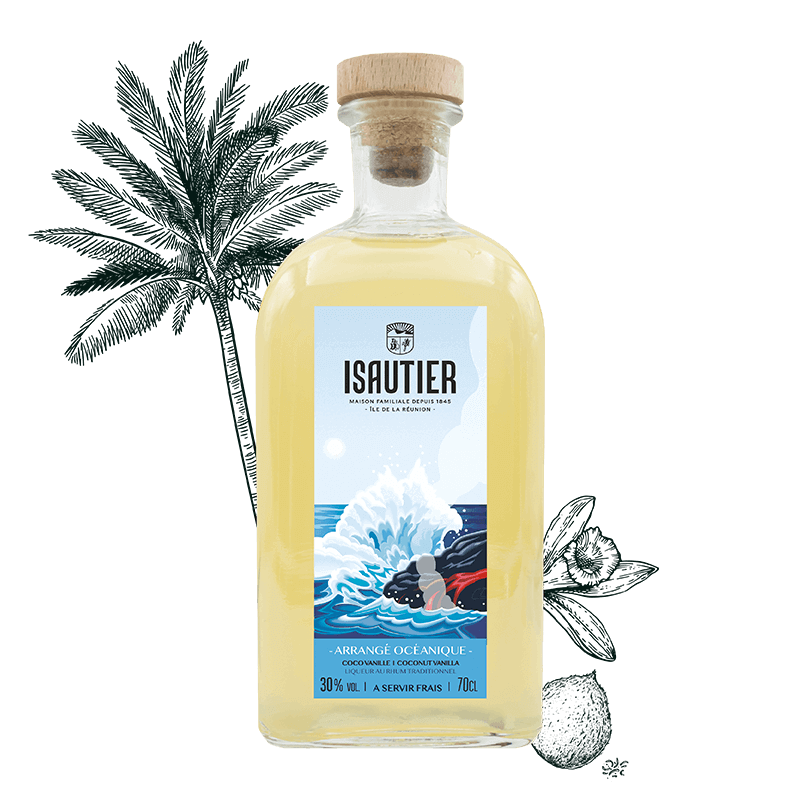 Rhum Arhumatik Isautier Coco Vanille océanique 30° 50cl
