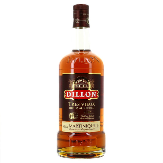 Rhum Dillon Très Vieux 43° 70 cl