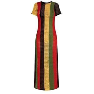 Robe rasta avec Fentes, Corde Transparent Robe