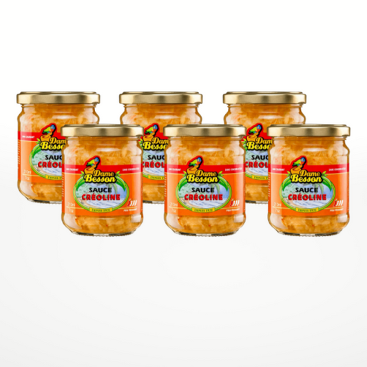Sauce créoline "original" 170g Dame Besson - Lot de 6