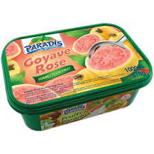 Bac de glaces Goyave rose 1L Paradis des glaces