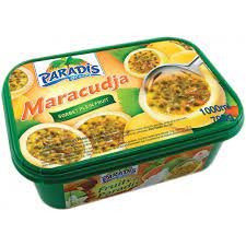 Bac de glaces maracuja/fruit de la passion 1L Paradis des glaces